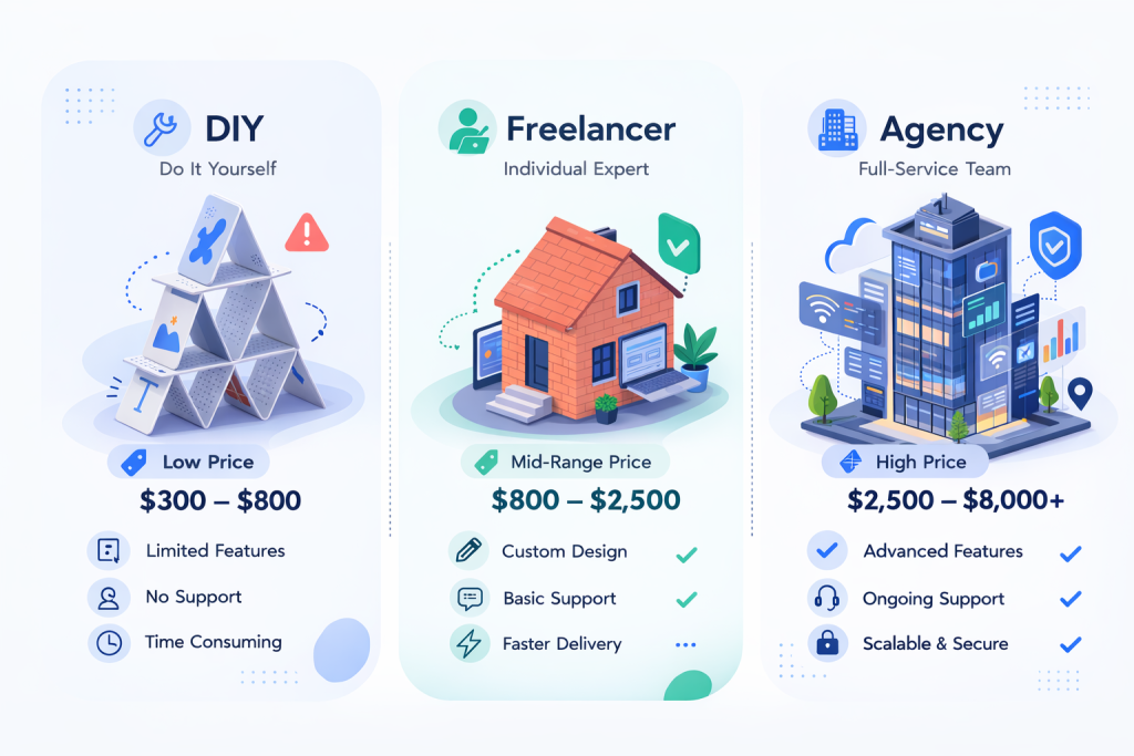 Website pricing comparison chart 2026